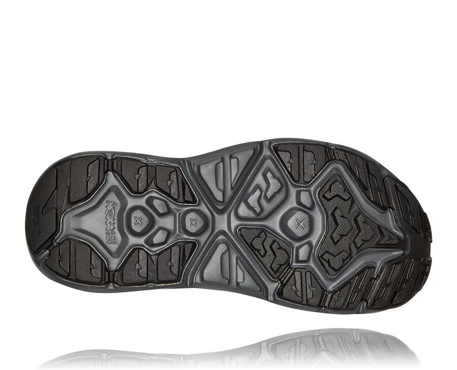 Hoka One One Mens Sandals - Hopara - Black - PVAM37041